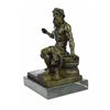 Image 5 : Greek Sea God Bronze Sculpture on Marble Base Statue