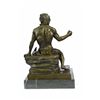 Image 7 : Greek Sea God Bronze Sculpture on Marble Base Statue