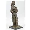 Image 3 : Female Torso Bronze Sculpture on Marble Base Statue