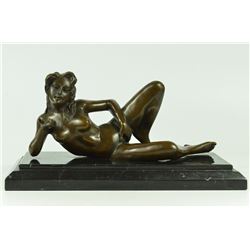 Nude Female Erotic Bronze Sculpture