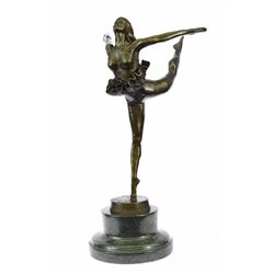 Ballerina Dancer Bronze Figurine