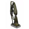 Image 8 : Erotic Dancer Bronze Sculpture on Marble Base Statue