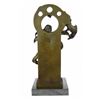 Image 7 : Mythical of A Dragon And Woman Bronze Sculpture