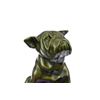 Image 2 : Bulldog Dog Animal Bronze Sculpture on Marble Base Statue