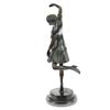 Image 8 : Egyptian Lady Dancer Bronze Statue on Marble Base Sculpture