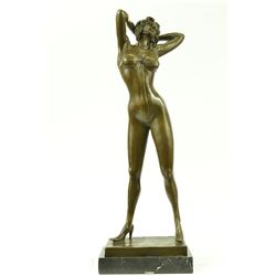 Playboy Bunny Centerfolds sexy Girl bronze Sculpture