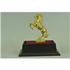 Image 2 : Gold Plexiglases Rearing Horse Figurine