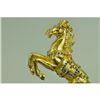 Image 5 : Gold Plexiglases Rearing Horse Figurine