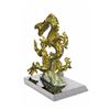 Image 8 : Gold Plexiglases Silver Plated Dragon Sculpture