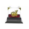 Image 1 : Gold Plexiglases Genuine Silver Plated Dragon Sculpture