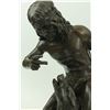 Image 2 : American Native Training a Bear Bronze Sculpture