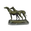 Image 1 : Fremont Greyhounds Racing Dog Bronze Sculpture
