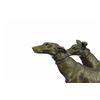 Image 2 : Fremont Greyhounds Racing Dog Bronze Sculpture