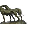 Image 3 : Fremont Greyhounds Racing Dog Bronze Sculpture