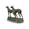 Image 7 : Fremont Greyhounds Racing Dog Bronze Sculpture