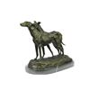 Image 9 : Fremont Greyhounds Racing Dog Bronze Sculpture
