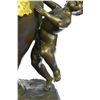 Image 3 : Handcrafted Marble Base Nude Boy Bronze Sculpture Vase
