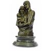 Image 6 : A Couple Embracing Their Love Child Bronze Sculpture