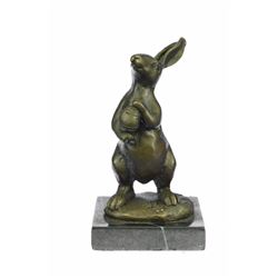 Easter Bunny Bronze Sculpture