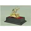 Image 2 : Gold Plexiglases Indian Elephants Sculpture