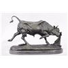 Image 1 : Charging Bull After Comolera Bronze Sculpture