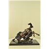 Image 1 : Cowboy Rodeo Horse Bronze Sculpture