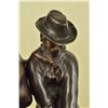 Image 2 : Cowboy Rodeo Horse Bronze Sculpture