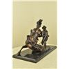 Image 4 : Cowboy Rodeo Horse Bronze Sculpture