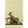 Image 6 : Cowboy Rodeo Horse Bronze Sculpture