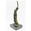 Image 9 : Belly Dancer Bronze Sculpture on Marble Base Statue