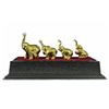 Image 8 : Gold Plexiglases African Elephants Statue