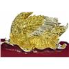 Image 2 : Gold Plexiglases Silver Plated Swan Sculpture
