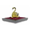 Image 5 : Gold Plexiglases Silver Plated Swan Sculpture