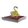 Image 6 : Gold Plexiglases Silver Plated Swan Sculpture
