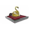Image 8 : Gold Plexiglases Silver Plated Swan Sculpture