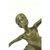 Image 2 : Ballerina Dancer Bronze Sculpture on Marble Base Figure