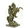 Image 4 : Cowboy Rodeo Gun Horse Bronze Statue