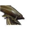 Image 3 : Five Dolphins Riding a Wave Bronze Sculpture