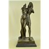 Image 1 : Royal Couple Fisher Akhenaten and Nerfititi Bronze Sculpture