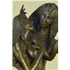Image 2 : Royal Couple Fisher Akhenaten and Nerfititi Bronze Sculpture