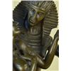 Image 4 : Royal Couple Fisher Akhenaten and Nerfititi Bronze Sculpture