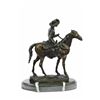 Image 7 : Rogers Bronze Statue on Marble Base Sculpture