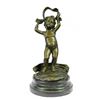 Image 1 : Cherubs Bronze Sculpture on Marble Base Figurine