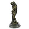 Image 5 : Classic Female Nude Bronze Sculpture on Marble Base Statue