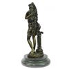 Image 6 : Classic Female Nude Bronze Sculpture on Marble Base Statue