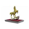 Image 5 : Gold Plexiglases Racing Horse Sculpture