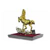 Image 8 : Gold Plexiglases Racing Horse Sculpture