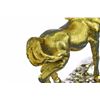 Image 3 : Gold Plexiglases Racing Horse Equestrian Statue