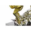Image 5 : Gold Plexiglases Racing Horse Equestrian Statue