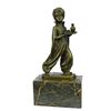 Image 1 : Little Indian Boy Alibaba The Server Bronze Sculpture